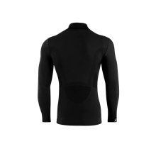 Lenz Functional Underwear Long Sleeve Shirt Merino 6.0 Stand-Up Collar Black Men