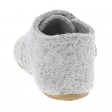 Living Kitzbühel Slippers Velcro Model Felt (Wool) - high shaft - Plain Kids mist grey Toddlers (18-26)