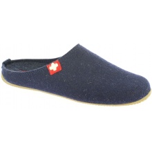 Living Kitzbuhel Slippers Felt Slipper (Wool) Swiss Cross navy blue Men