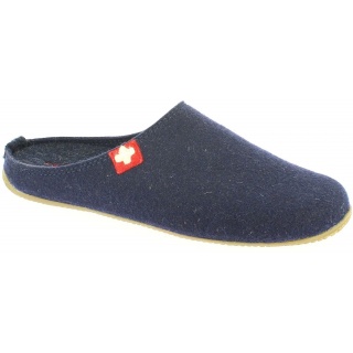 Living Kitzbuhel Slippers Felt Slipper (Wool) Swiss Cross midnight blue Women