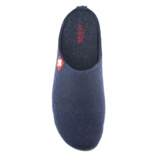 Living Kitzbuhel Slippers Felt Slipper (Wool) Swiss Cross navy blue Men