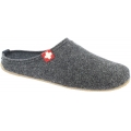 Living Kitzbuhel Slippers Felt Slipper (Wool) Swiss Cross anthracite grey Men