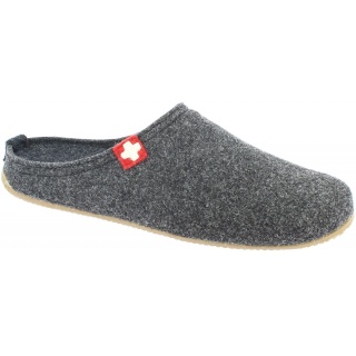 Living Kitzbuhel Slippers Felt Slipper (Wool) Swiss Cross anthracite grey Women