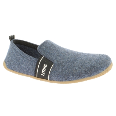 Living Kitzbuhel Slippers T-Model Felt and LK Logo Midnight Blue