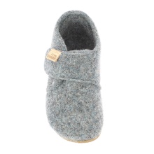 Living Kitzbuhel Slippers Velcro Shoe Felt (Wool) Plain grey Toddlers (27-30)