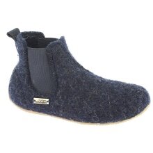 Living Kitzbühel Slippers Chelsea Boot (Merino Wool) navy blue Kids