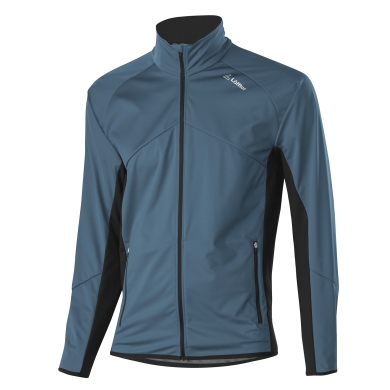 Löffler Softshell Jacket Alpha Windstopper (windproof, water-repellent) petrol blue men's