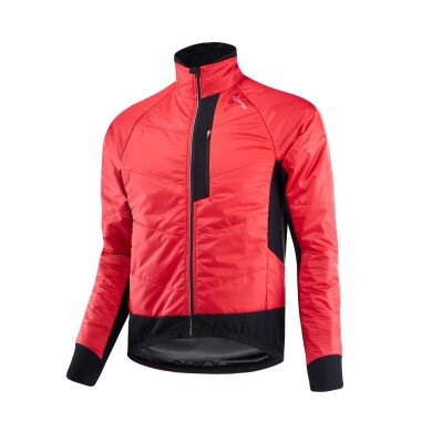 Löffler Bicycle Jacket Bike Iso-Jacket Hotbond PL60 (PrimaLoft® Gold, windproof, water-repellent) 2024 red Men's