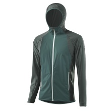 Löffler Hybrid Hiking Jacket Elavent Hooded Light (breathable, windproof, water-repellent) green Men