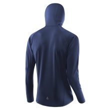 Löffler Hybrid Hiking Jacket Elavent Hooded Light (breathable, windproof, water-repellent) blue Men