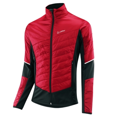 Löffler Hybrid Jacket PL60 (thermal insulation, windproof) red/black men's