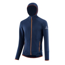 Löffler Hooded Jacket Transtex Rib Hoody (thermal insulation, breathable) dark blue men's