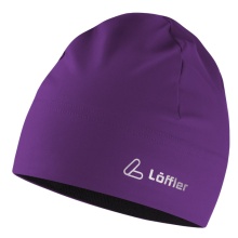 Löffler Beanie (Hat) Mono - thermal insulation - purple