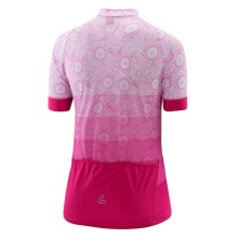 Löffler Cycling Shirt Bike Jersey HZ Components (Half-Zip, lightweight, quick-drying) magenta/pink Ladies