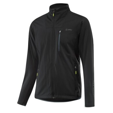 Löffler Softshell Jacket Nordic TXS (windproof, breathable, water-repellent) black men's