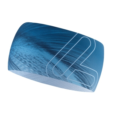 Löffler Headband Elastic Headband Open Cut (light, elastic) blue