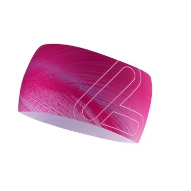 Löffler Headband Elastic Headband Open Cut (light, elastic) magenta