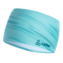 Löffler Headband Snowfall Design (highly elastic) light blue