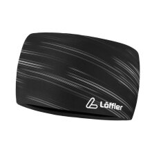 Löffler Headband Snowfall Design (highly elastic) black