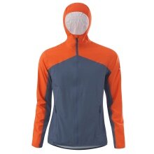 Löffler Rain Jacket Aquavent WPM Pocket Hooded Jacket (waterproof, windproof) orange/blue Men