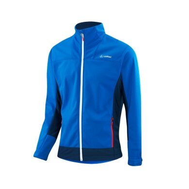 Löffler Softshell Jacket Calido Windstopper Warm (windproof, warm and insulating) blue men's