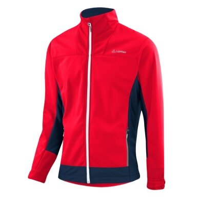 Löffler Softshell Jacket Calido Windstopper Warm (windproof, warm and insulating) red men's