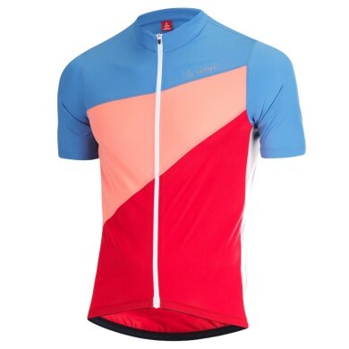 Löffler Bicycle Shirt Bike Jersey Lefty (Full-Zip, 3 Back Pockets, Quick-Drying) Multicoloured Men's