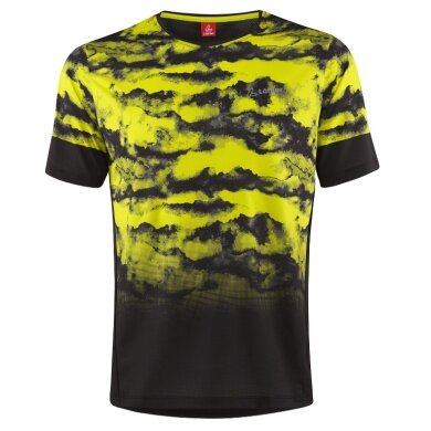 Löffler Cycling Shirt MTB Foggy (lightweight, quick-drying, breathable) lemon yellow/black Men's