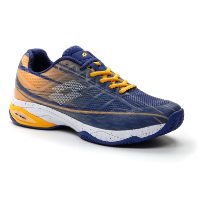 Lotto Tennis Shoes Mirage 300 Clay/Sand Court Blue/Yellow Men