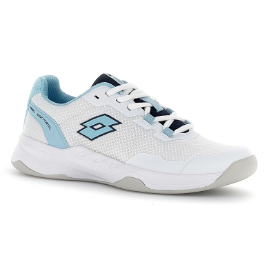 Lotto Tennis Shoes Mirage 600 Indoor/Hall/Carpet White/Blue Women