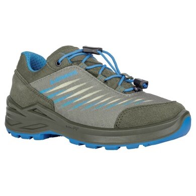 Lowa Multifunctional Shoes Zirrox II GTX Low (waterproof, textile/synthetic) olive/skyblue Kids