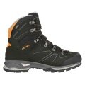 Lowa Trekking Shoes Baldo GTX (precise two-zone lacing, waterproof) black/orange Men