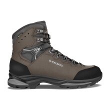 Lowa Hiking Shoes Camino Evo GTX (Trekking, Nubuck leather, waterproof) brown/graphite Men