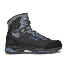 Lowa Hiking Shoes Camino Evo GTX (Trekking, Nubuck Leather, waterproof) black/blue Men