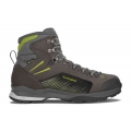 Lowa Hiking Shoes Vigo GTX (Trekking, Split Leather-Textile, Waterproof) Graphite/Lime Men