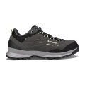 Lowa Hiking Shoes Delago GTX Low (Trekking, Split Leather-Textile, Waterproof) Anthracite Grey/Mint Women