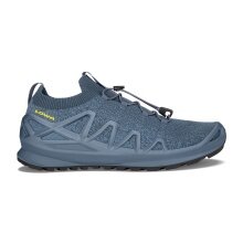 Lowa Sneaker Running Shoes Fusion Low (knitted material, sock-like entry) blue/mustard yellow Men