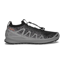 Lowa Sneaker Running Shoes Fusion Low (knitted material, sock-like entry) grey/black Men