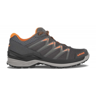 Lowa Hiking-Travel Shoes Innox Pro Low GTX (All-Terrain, Synthetic/Textile, Waterproof) Graphite Grey/Orange Men