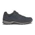 Lowa Everyday Travel Shoes Toro Evo Low GTX (suede leather, waterproof) navy blue/grey Men