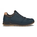 Lowa Everyday Travel Shoes Locarno Low GTX (Nubuck leather, waterproof) navy blue Men