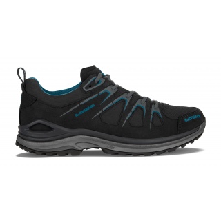 Lowa Hiking Shoes Innox Evo Low GTX (Outdoor-Fitness, Microfiber, waterproof) black/petrol Women