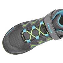 Lowa Hiking Shoes Maddox Mid GTX Junior (Textile/Synthetic, waterproof) graphite/lime Children