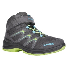 Lowa Hiking Shoes Maddox Mid GTX Junior (Textile/Synthetic, waterproof) graphite/lime Children