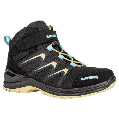 Lowa Hiking Shoes Maddox Mid GTX Junior (Textile/Synthetic, waterproof) black/mustard Children