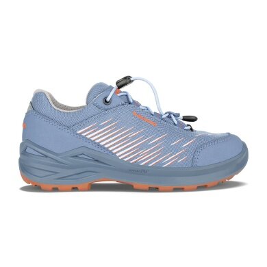 Lowa Hiking Shoes Zirrox Low GTX (Multifunction, waterproof) sky blue/orange Toddlers