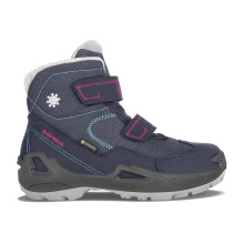 Lowa Winter Shoes Milo GTX (waterproof) navy blue/magenta Kids