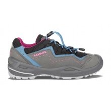 Lowa Multifunction Shoes Robin EVO GTX Low (waterproof, suede) anthracite/turquoise Kids