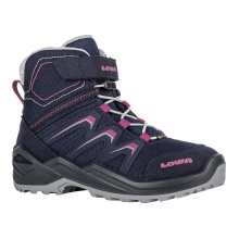 Lowa Winter Shoes Maddox Warm GTX Kid (waterproof) navy blue/pink Children