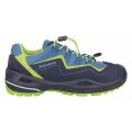 Lowa Multifunction Shoes Robin EVO GTX Low (waterproof, suede leather) navy blue/lime Children